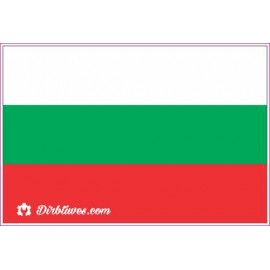 Nacionalinis vėliavos lipdukas - Bulgarija